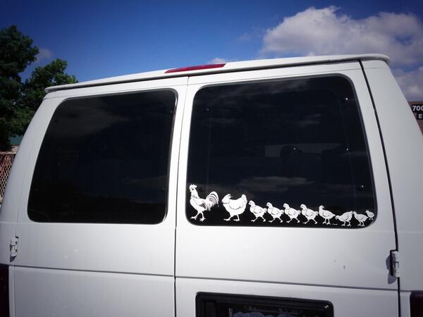 I like poultry... and I like homeschoolers. Haven't seen a better #HomeschoolerMobile in quite a while. You?