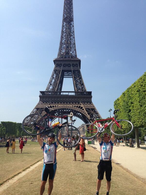 timurphy4's tweet photo. A very tough four days and very hot. finally in Paris. Feeling great and happy to be finished!! http://t.co/Kn6jYCW8vt