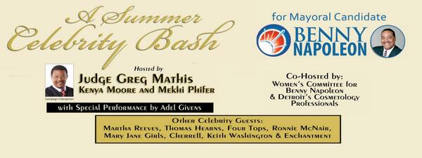 MathisCommCtr's tweet image. July 28th @ Bert's "A Celebrity Bash Hosted by Judge Greg Mathis" Performance by Adel Givens for Mayoral Candidate BN