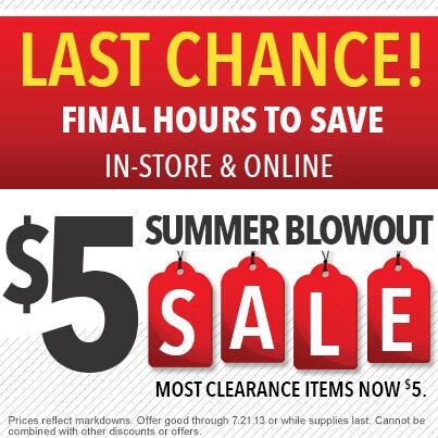 Lids on X: Last chance to shop our $5 Summer Blowout sale! Head in-store  or start shopping here   / X