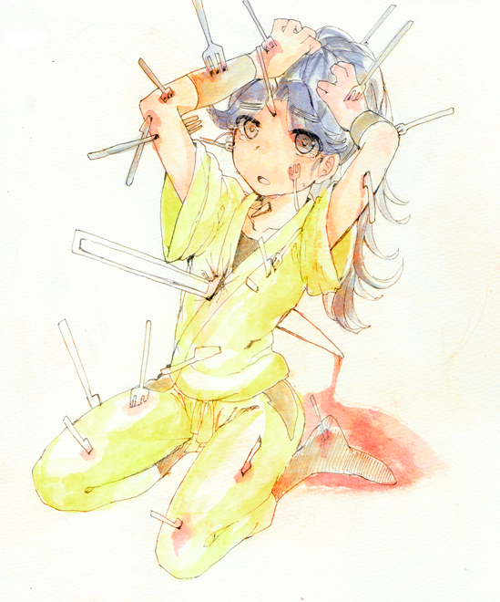 Rtされた数だけナイフとフォークが刺さった忍たま描くのtwitterイラスト検索結果