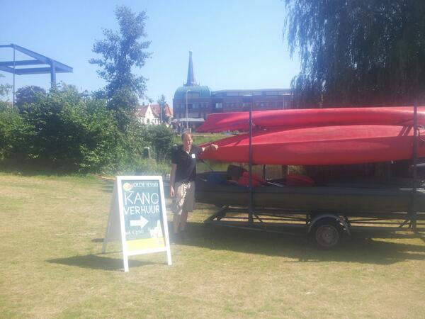 We staan er weer! Met dit heerlijke weer staan wij met onze #kano's op De Bleek in #Doetinchem. Tot straks!