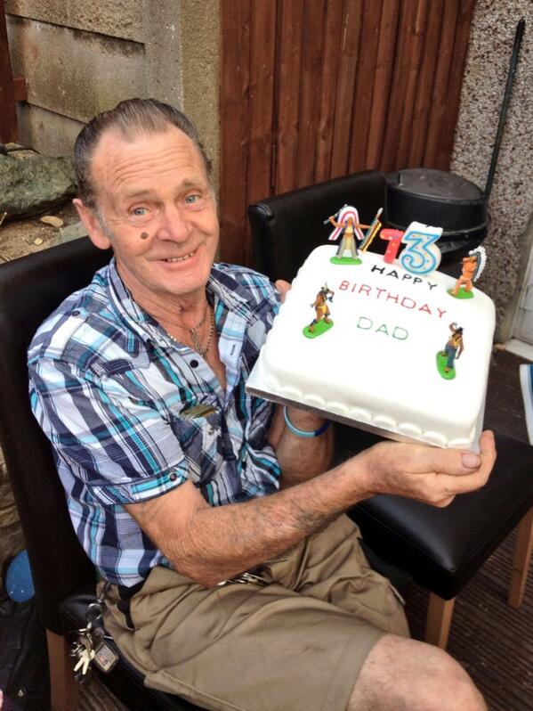 CorrineLayden's tweet photo. Happy birthday grandad xxx 73 n going strong x http://t.co/BxZvLut0lt