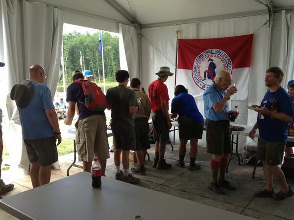 A Scout is hungry (and #APO Brothers too)! Stop by the reunion at the #2013Jambo in the Silver Antelope Tent!