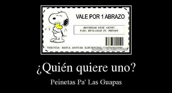 peinetasplguaps's tweet photo. Vale por un abrazo de Peinetas http://t.co/1Ki23oXTzp