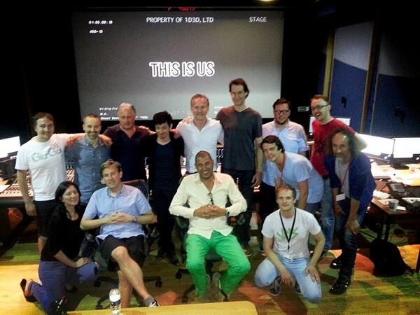 Morgan Spurlock (@morganspurlock) on Twitter photo This is Them! The sound team of <a href="/1DThisIsUs/">This Is Us</a>! <a href="/johnwarhurst/">John Warhurst</a> @dense_clarity @Scobbledy & the incredible Paul Massey! This is Them! The sound team of <a href="/1DThisIsUs/">This Is Us</a>! <a href="/johnwarhurst/">John Warhurst</a> @dense_clarity @Scobbledy & the incredible Paul Massey!