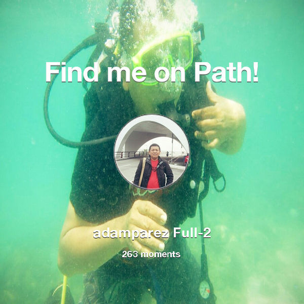 parez2's tweet photo. I've shared 263 memories with my friends on #Path - see them now at http://t.co/NZq0fV8a7D! #thepersonalnetwork http://t.co/MOnl0vqXbI