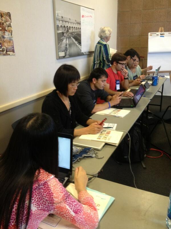 Peterson_M_'s tweet photo. STARTALK teachers tweeting #CLTASB13 http://t.co/B8gQG7hRqC