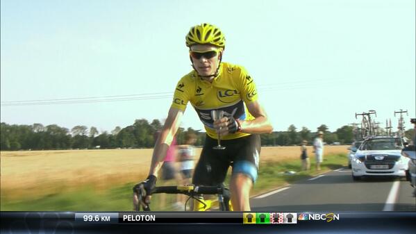 Congratulations to <a href="/chrisfroome/">Chris Froome</a> for winning the 100th edition of <a href="/letour/">Tour de France™</a>. It isn't official until champagne comes out