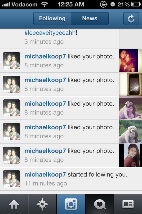 JayKronenberg92's tweet photo. @MichaelKoop7 stalker much? #helovesme? #helovesmenot? http://t.co/4eNM1pnSNC