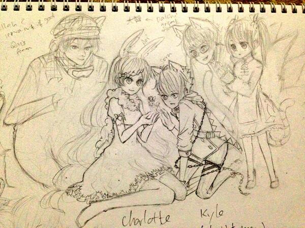 Uhh to make my twitter more 'colorful' lol

Some OCs for a manga I'm planning to create with a friend. Probably idk. 