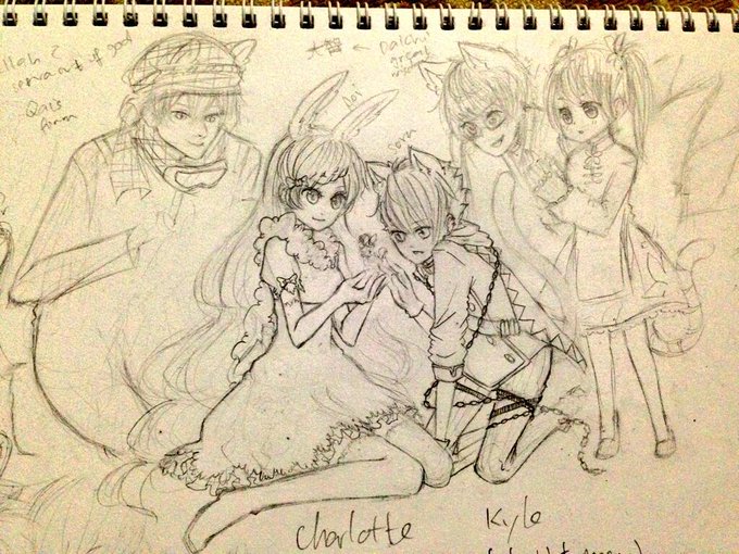 Uhh to make my twitter more 'colorful' lol

Some OCs for a manga I'm planning to create with a friend. Probably idk. 