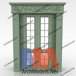 #Door 3D .... Download now for FREE: goo.gl/xvJTC ... #BuildingStructure #ClassicDoor #Gray #Wooden