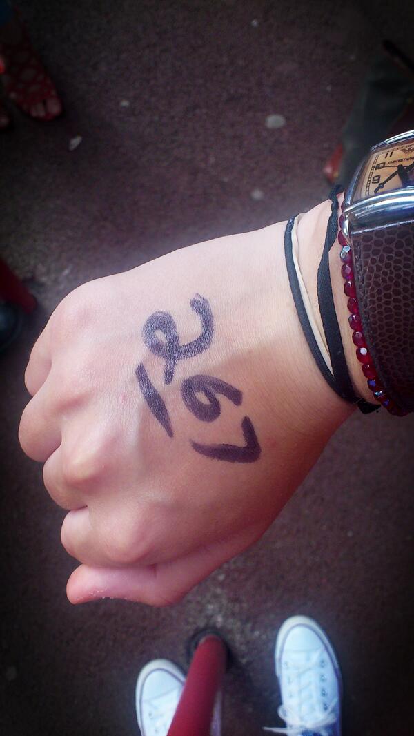 EllenMary7's tweet image. #SpringsteenCardiff