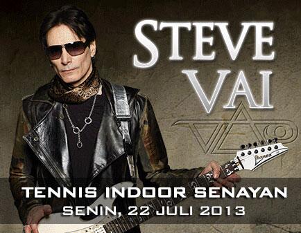 Nanti Malam! Konser Dewa Gitar Steve Vai di Tennis Indoor Senayan JKT, Pkl. 20.30 WIB
Bro 'n Lady ada rencana nonton?