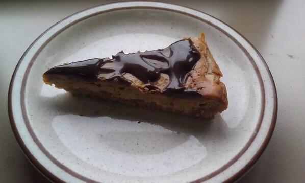 There's espresso cheesecake here at the shop- stop in for a slice...or two. #cheesecake #NewGroundCoffeeCompany