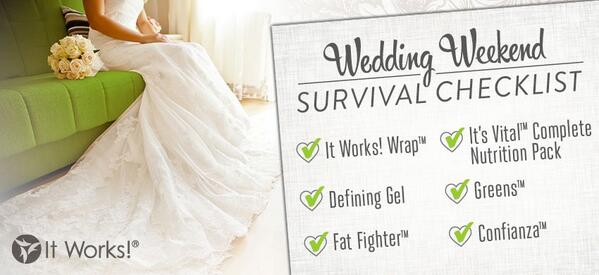 Healthy_wraps's tweet photo. ATTN Brides to be! Or bridal party. Let #itworks help you maintain your dress size. Email me! http://t.co/I9Gu8tPUXU