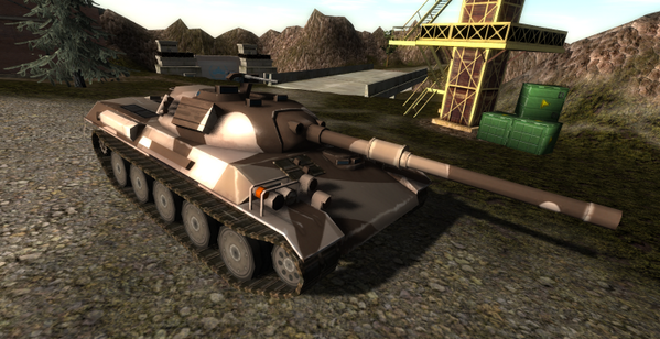 tanktastic3D's tweet image. One more japanese tank for #tanktastic. #type74