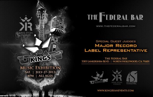 Come watch me perform! This Saturday at the Federal in North Hollywood @ 4pm!