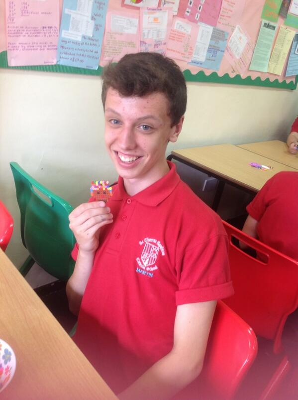 keamathematics's tweet photo. Proud of his Hama bead design #mathsactivityday #hamabeads http://t.co/0d6b5JcFkR