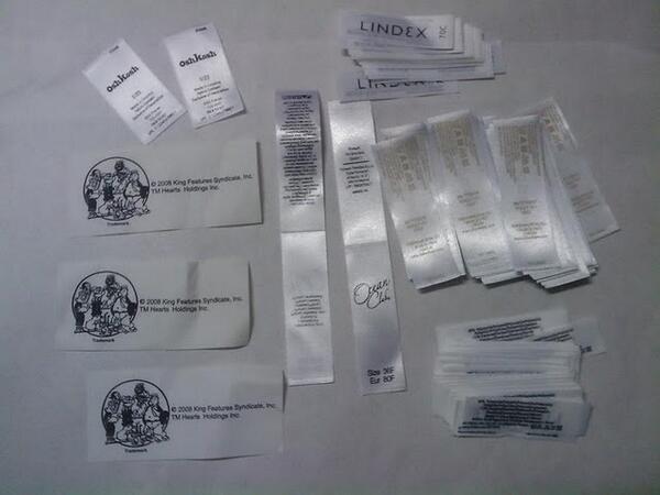 carelabels's tweet photo. http://t.co/6io2FMS1sw
#garmentindustry, #Batik, #Busana dll #carelabel #maindlabel #sizelabel, ORDER:085216700636 0R halim.label@gmail.com