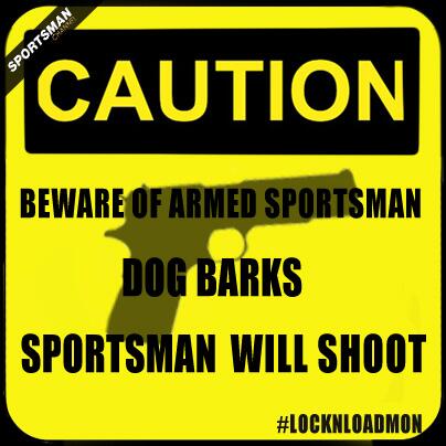 SPORTSMANchnl's tweet photo. Home Security System…Sportsman Style #LocknLoadMon http://t.co/WMHuNPvEuE