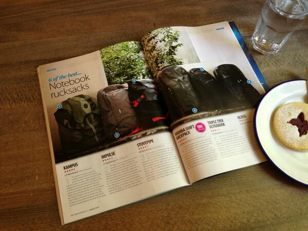 <a href="/booquk/">booq UK</a> Did you see? The Mamba Shift won our backpack group test! New issue out now inside macformat.com/ipad!