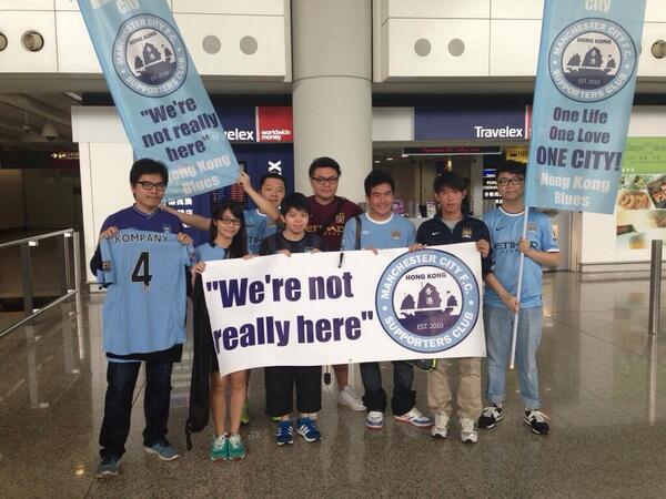 You've seen pics of huge crowds mobbing Premier League teams on tour but wait till you see MCFC's Hong Kong welcome!