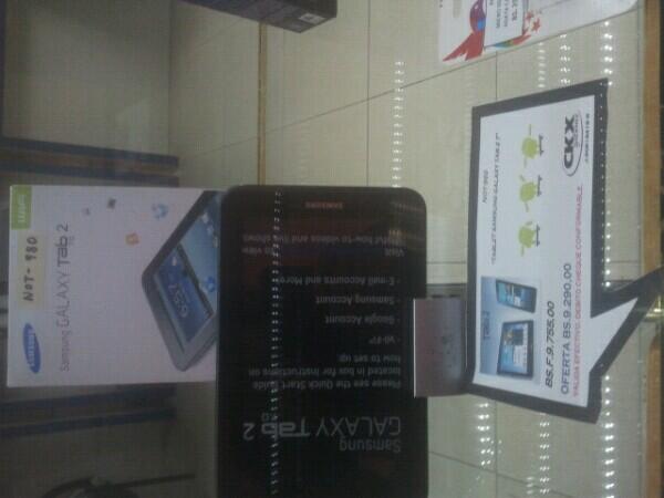 ckxsystems's tweet photo. Samsung Galaxy Tab 2 en oferta! http://t.co/yPRLuel4Ln