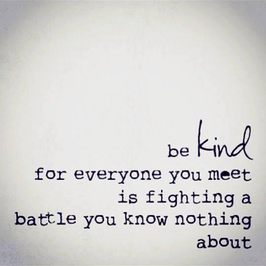 ReelMFishman's tweet photo. If I could be known for one thing I'd choose: kindness http://t.co/9C9p2IMfcd