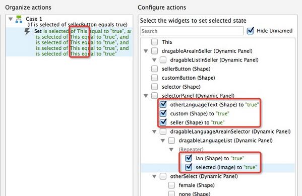 shengkai's tweet photo. #Axure7Bug When I set some elements in dynamic panels 'is selected', it doesn't work. @axurerp http://t.co/JCa0Dwi43t