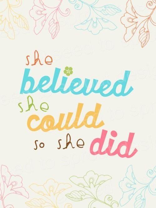 Sue_Stradling's tweet image. She believed she could so she did. #selfbelief #positivereflections