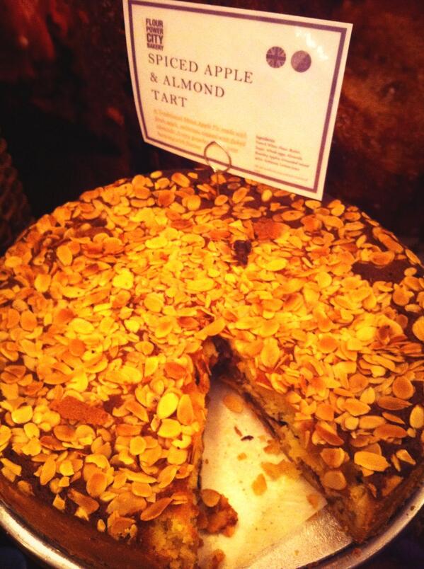 GreatCakePlaces's tweet photo. This delicious @FlourPowerCity1 cake is available at cafes within the M25, farmers' markets &amp; their shop. Go get it! http://t.co/FTgqhX4lHB