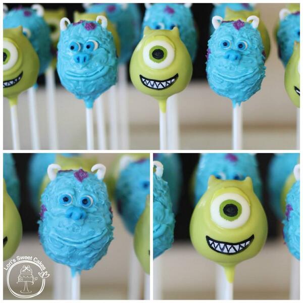 MontebelloGR's tweet photo. ¡Deliciosos #cupcakes de la película #MonstersUniversity! RT si te gustaron. http://t.co/X0JVC7USgI
