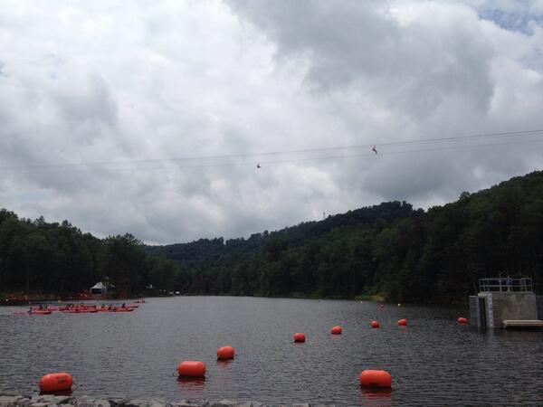 Without the tireless work of volunteers, how would Scouts be able to do things like zip line and kayak? #2013Jambo