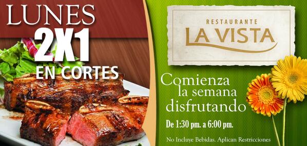 MontebelloGR's tweet photo. ¡Hoy es lunes de promoción en nuestros ricos cortes!
¡Los esperamos en #‎LaVista! http://t.co/RSFaor1z7Z