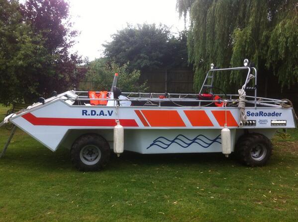 mikevryan's tweet photo. Amphibious flood Rescue vehicle now for sale. http://t.co/l0wniKEI9V http://t.co/2ergvlxldI
