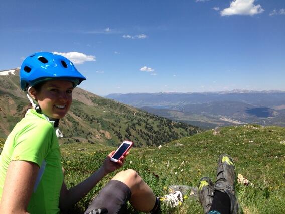 Working hard at the top of wheeler with <a href="/Fox_Sydney/">Sydney Fox</a>!