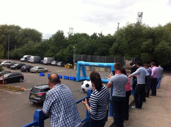 love the giant football @FordCollegeUK #TBC2013