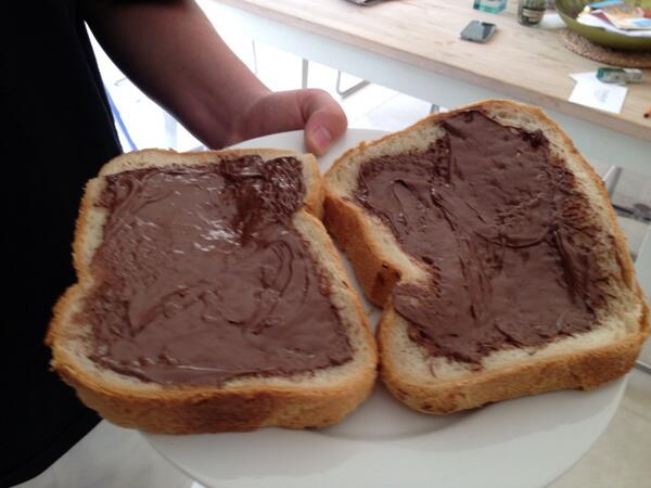 E_L_James's tweet photo. Breakfast at midday for a 16 year old boy... #hemadeItHimself (sighs) http://t.co/IMjphdzEaV