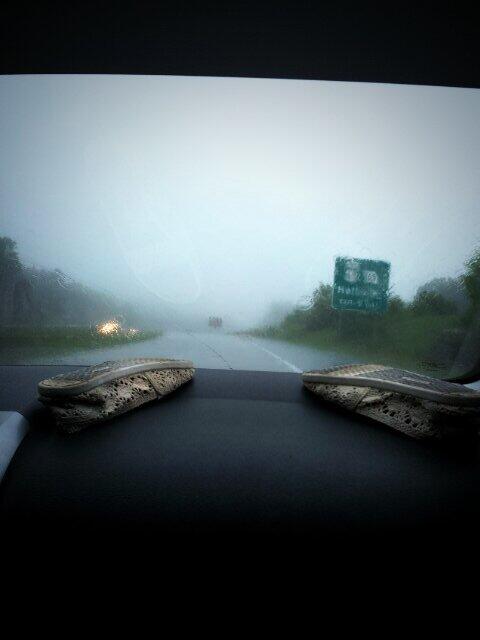 Chelsieboyd's tweet photo. It's raining, it's pouring. #notkidding #soakedshoes http://t.co/mwEJYDScAB