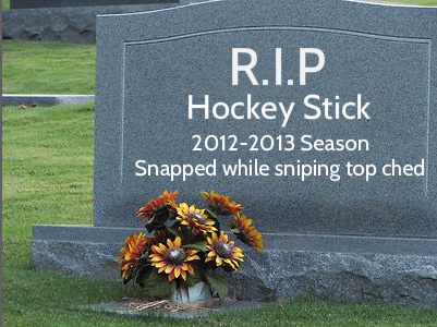 BlueLineBoysHky's tweet photo. Breaking your twig...#SumsUpTheFeeling http://t.co/tm8g0KNRXu
