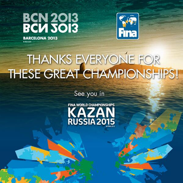 Moltes gràcies! Muchas gracias! Thanks everyone for these great championships! See you in <a href="/kzn2015/">kazan2015</a>! #BCN2013
