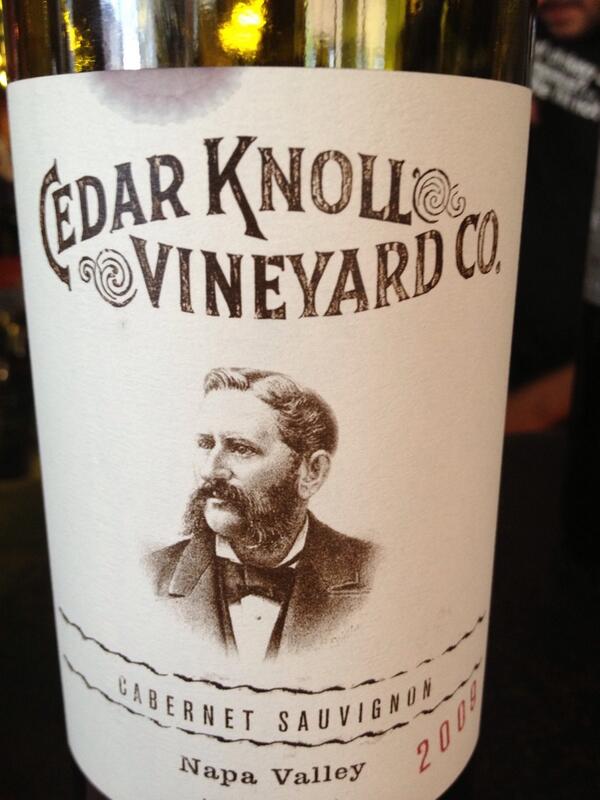mywineis's tweet photo. Cedar Knoll 2009 Napa Cabernet. Well worth a taste. http://t.co/6C0iXc5h1I
