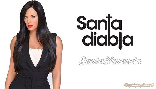 GabyEspinoSrb's tweet image. #Poster @gabyespino es Santa/Amanda en @SantaDiablaTV #2DaysCountDown  →