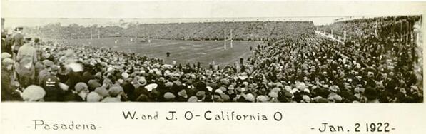 D3FootballGuru's tweet photo. 1922 Rose Bowl Washington &amp; Jeff vs Cal @wjcollege @wjathletics @WJFootball @PAC_Athletics http://t.co/h0ucG50P4n