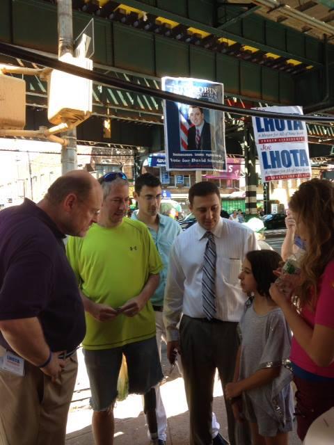 storobin's tweet photo. Picture of Joe Lhota and I listening to a girl's concerns about education on Brighton Beach avenue today. http://t.co/LK5o9jnA8k