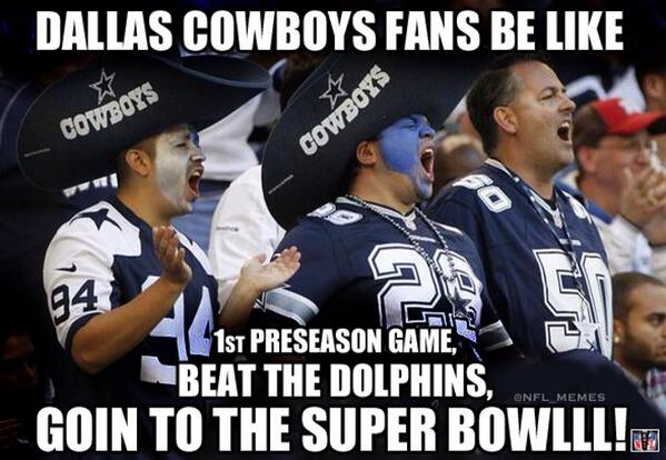 Mxfootball's tweet image. Los cowboys se hacen ilusiones.... #NFLFun