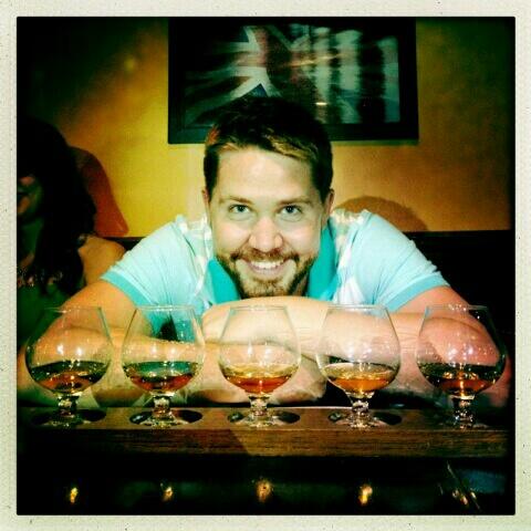 AutomaticDan's tweet photo. Among birthday celebrations, the flight around Scotland, featuring one scotch from each region of Scotland. http://t.co/ggcspopubu