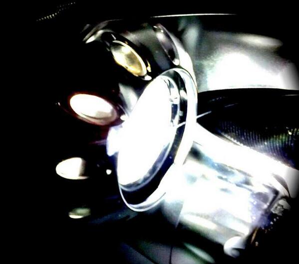 RobbyThaRobot's tweet photo. YO, @garoshant your headlight is #optimusprime status #minicoopersville congrats on it wheels http://t.co/TU5gjNJyqm